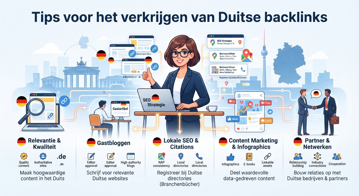 Tips voor het verkrijgen van Duitse backlinks